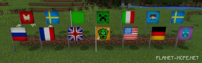 Мод Flags 1.0.7/1.0.0 Мод Flags 1.0.7/1.0.0