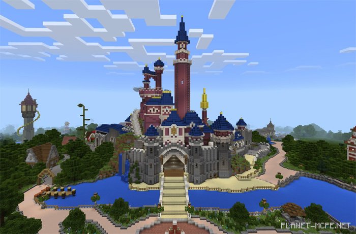 Карта DisneyPark Творчество  Карты для Minecraft PE