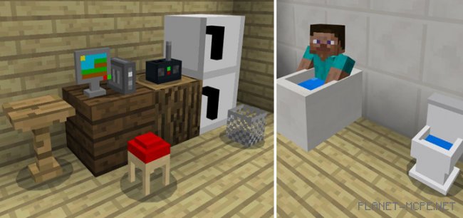 Мод Mine-Furniture 1.4