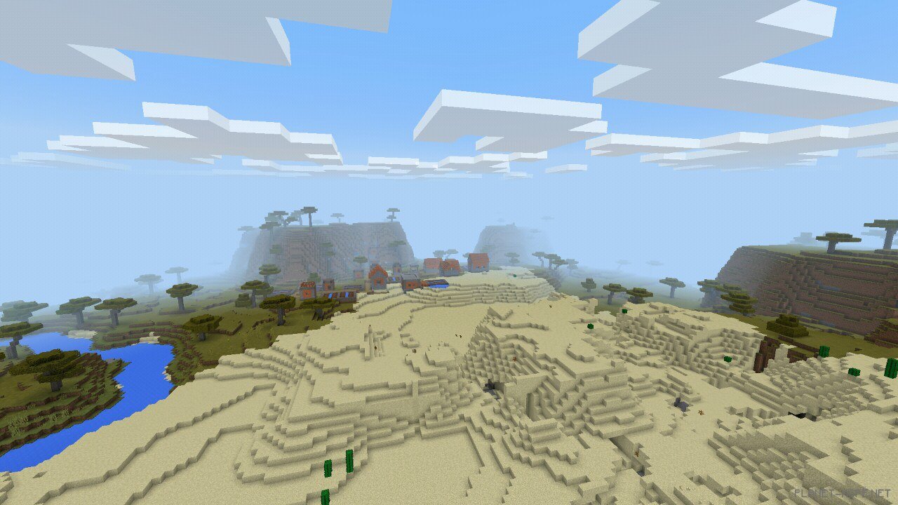 Деревня в саване и алмазная броня (1.1.0/1.0.0)  Сиды для 