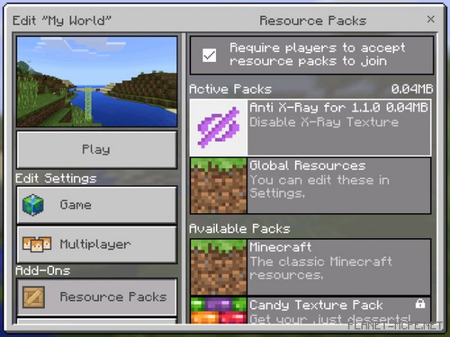 Мод Anti X-Ray (Realms) 1.1.0