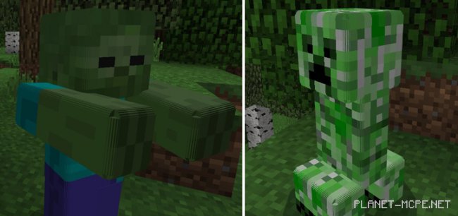 Текстурпак Smoother Animals Pack 1.1.0/1.0.0