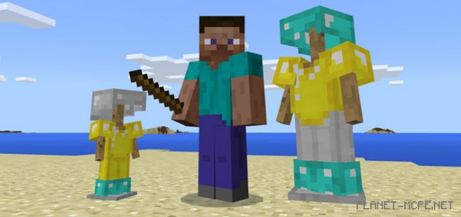 Мод Walking Armor Stands (Только для Бета 1.2)