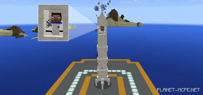 Мод Mine-Rocket 1.1.5/1.1.0